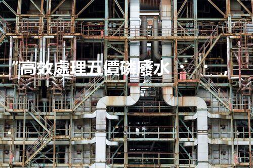 “高效處理五價磷廢水，保護(hù)水環(huán)境”